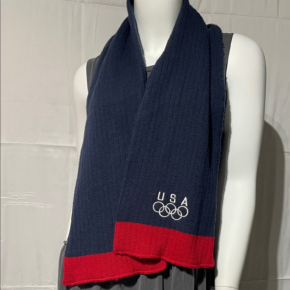 USA Olympic Blue/Red Scarf